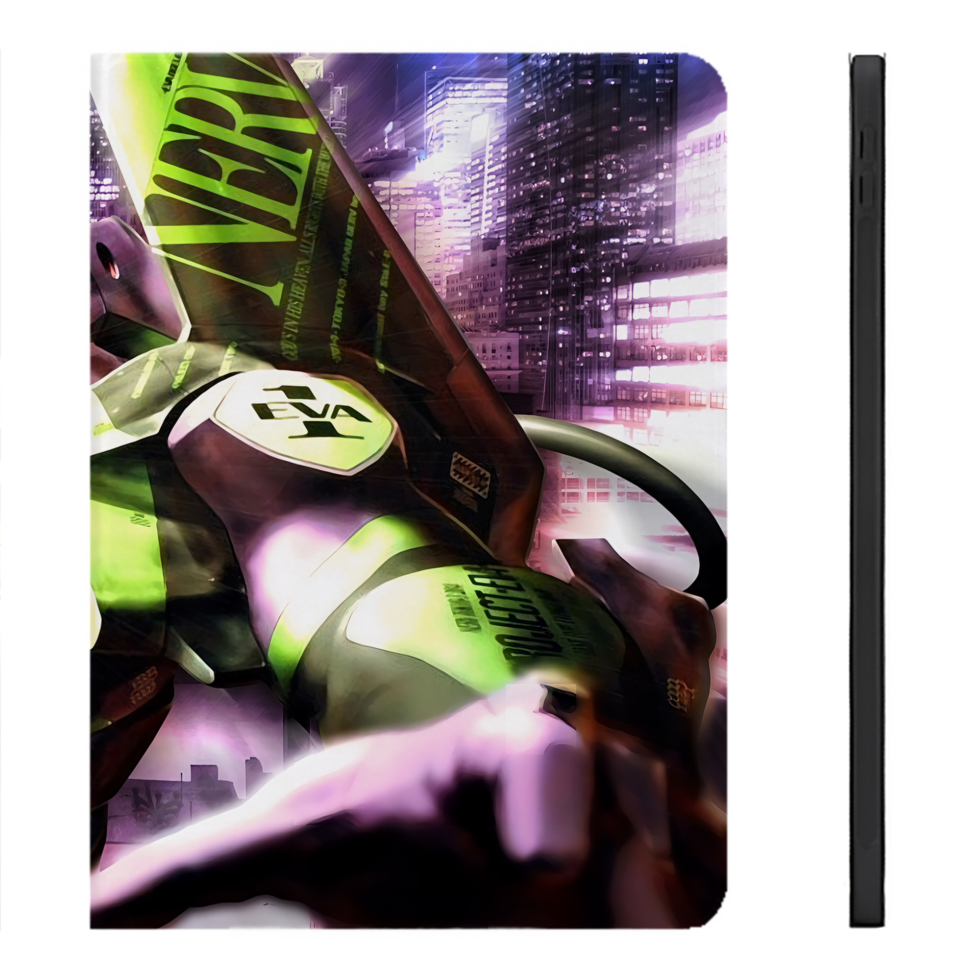 （画像用） EVA 新世紀エヴァンゲリオン IPadケース ペンホルダー付き ブックスタイルデザイン